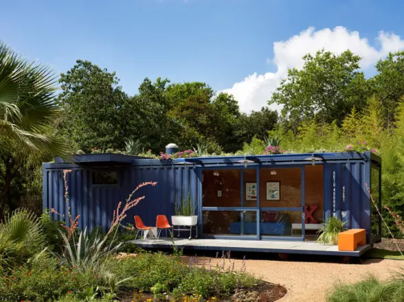 Shipping Container Into the Ultimate Garden Shed