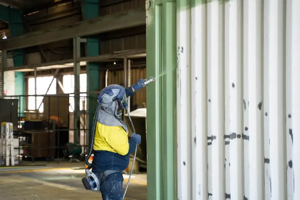 Shipping Container Repaint 2