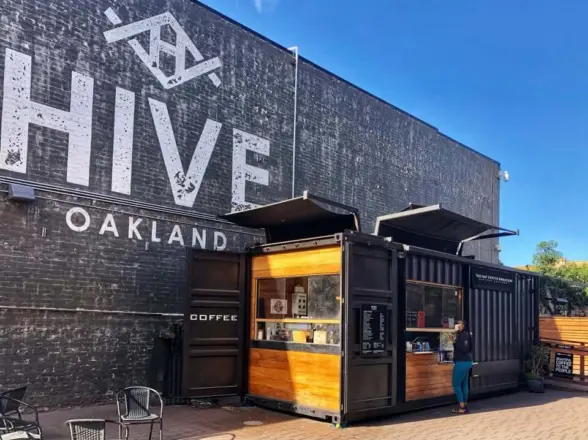The Red Bay Coffee Box in Oakland