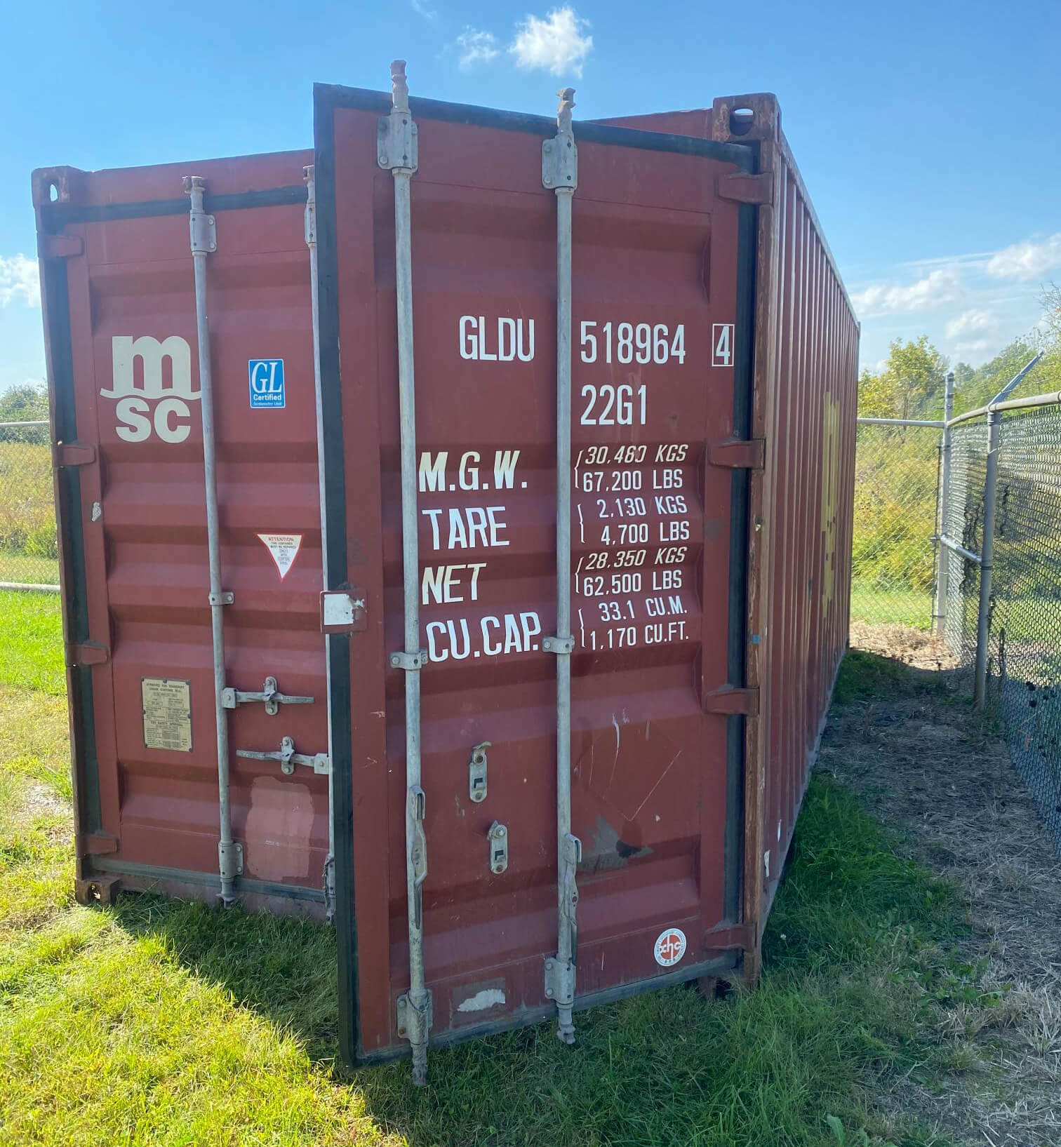 20ft Standard Used WWT Shipping Containers for Sale