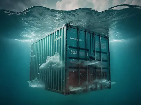 Shipping Cargo Conex Lost Sea Ocean