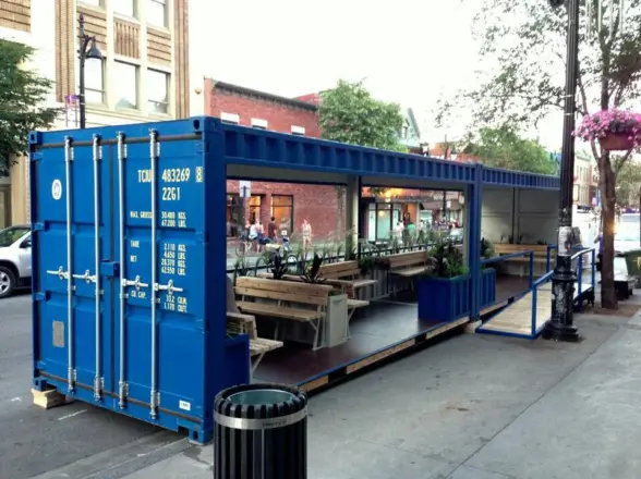 Shipping Container Restaurant